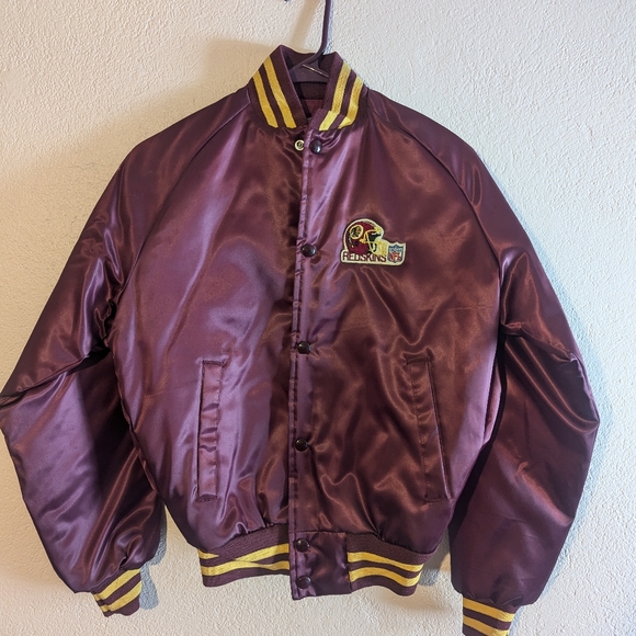 vintage chalk line Washington Redskins satin bomber jacket - Picture 1 of 8